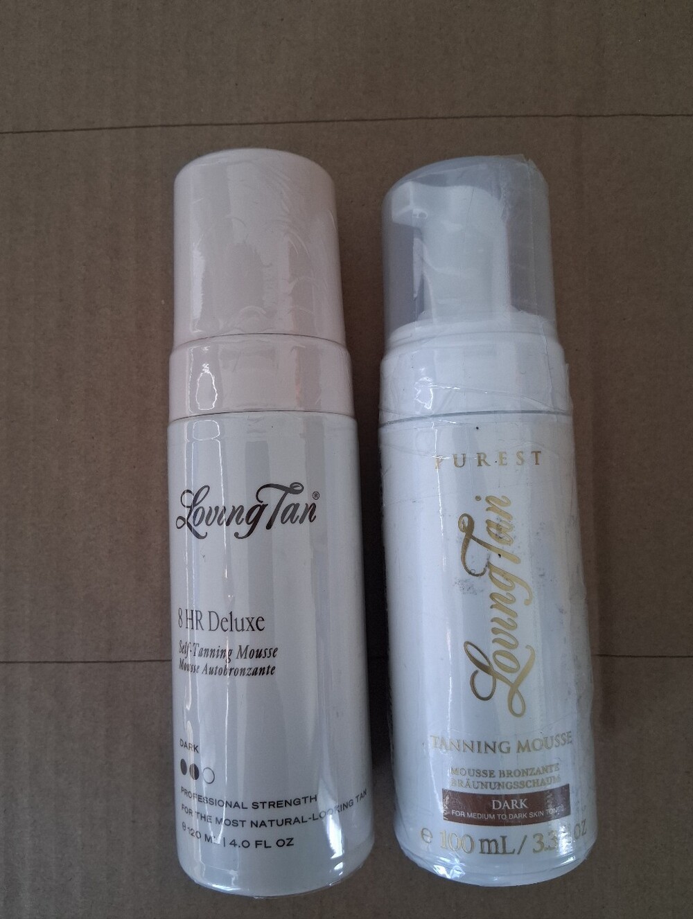 Lot of 2 Loving Tan Tanning Mousse For Medium To Dark Skin Tones